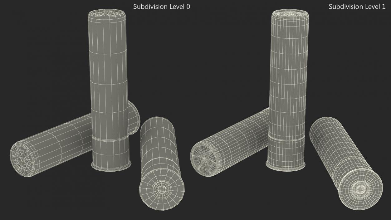 3D MTs-255 MC-255 Shotgun Shell model