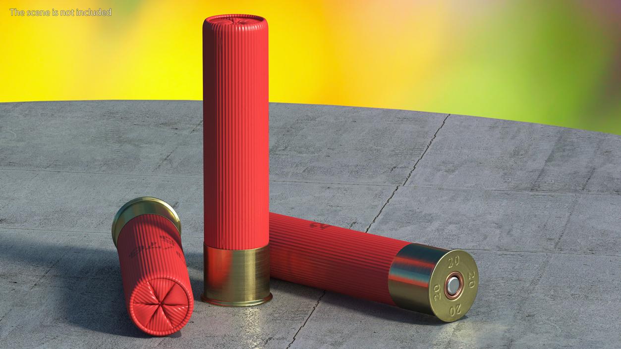 3D MTs-255 MC-255 Shotgun Shell model