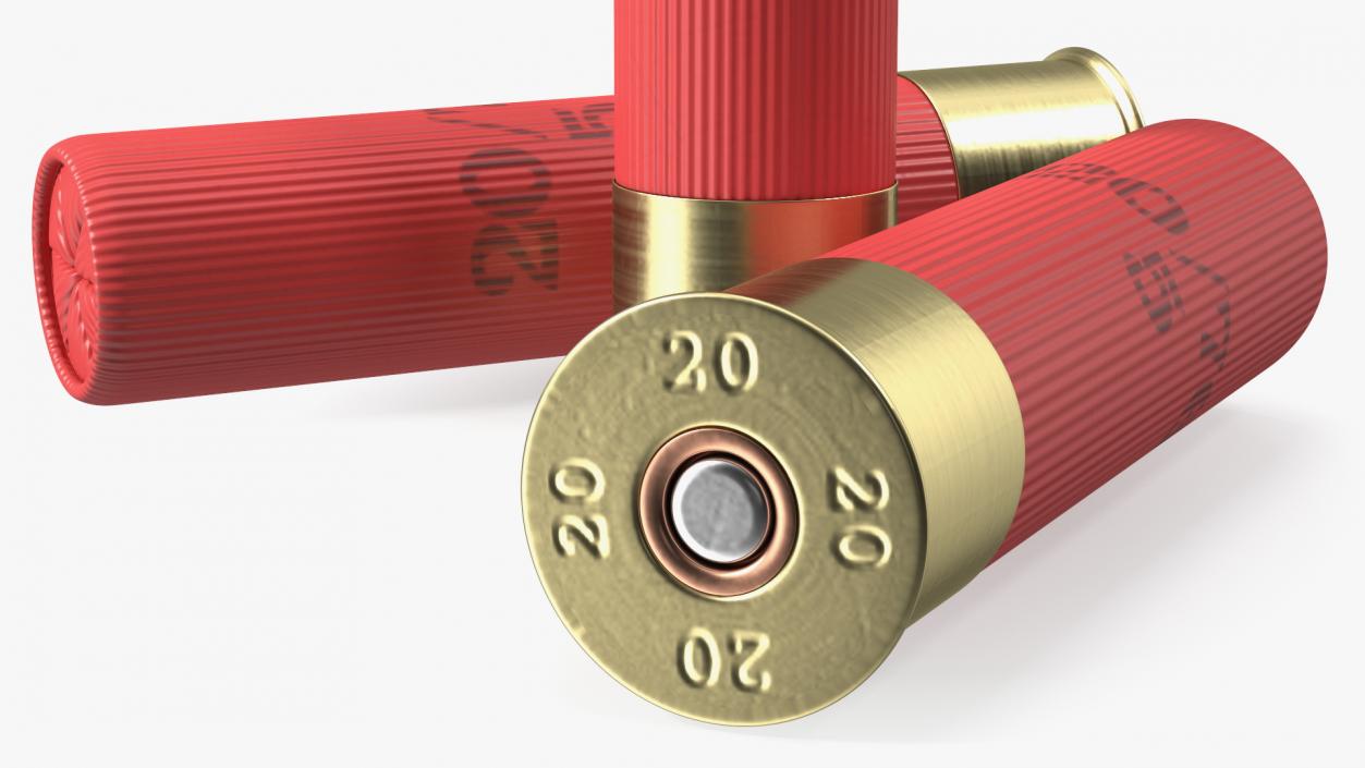 3D MTs-255 MC-255 Shotgun Shell model