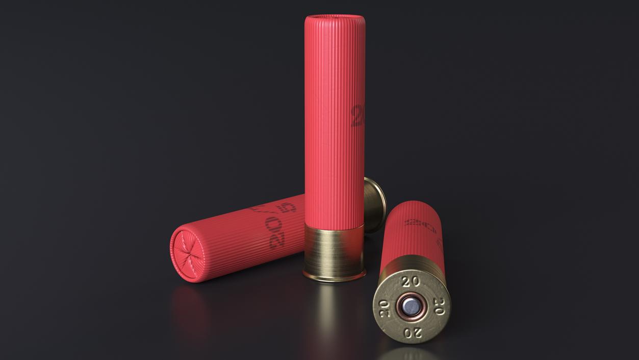 3D MTs-255 MC-255 Shotgun Shell model