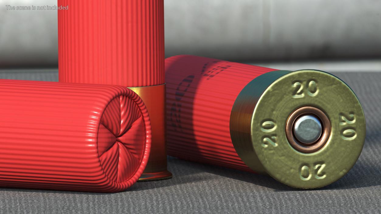 3D MTs-255 MC-255 Shotgun Shell model