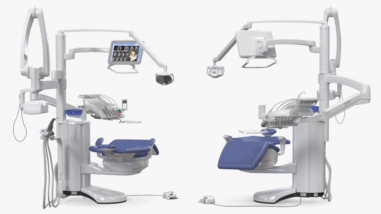 3D model Modern Dental Unit Rigged