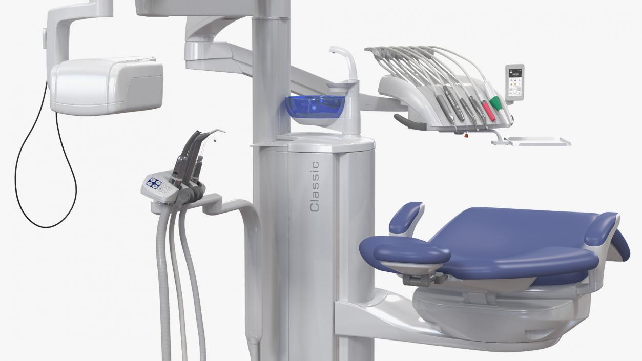 3D model Modern Dental Unit Rigged