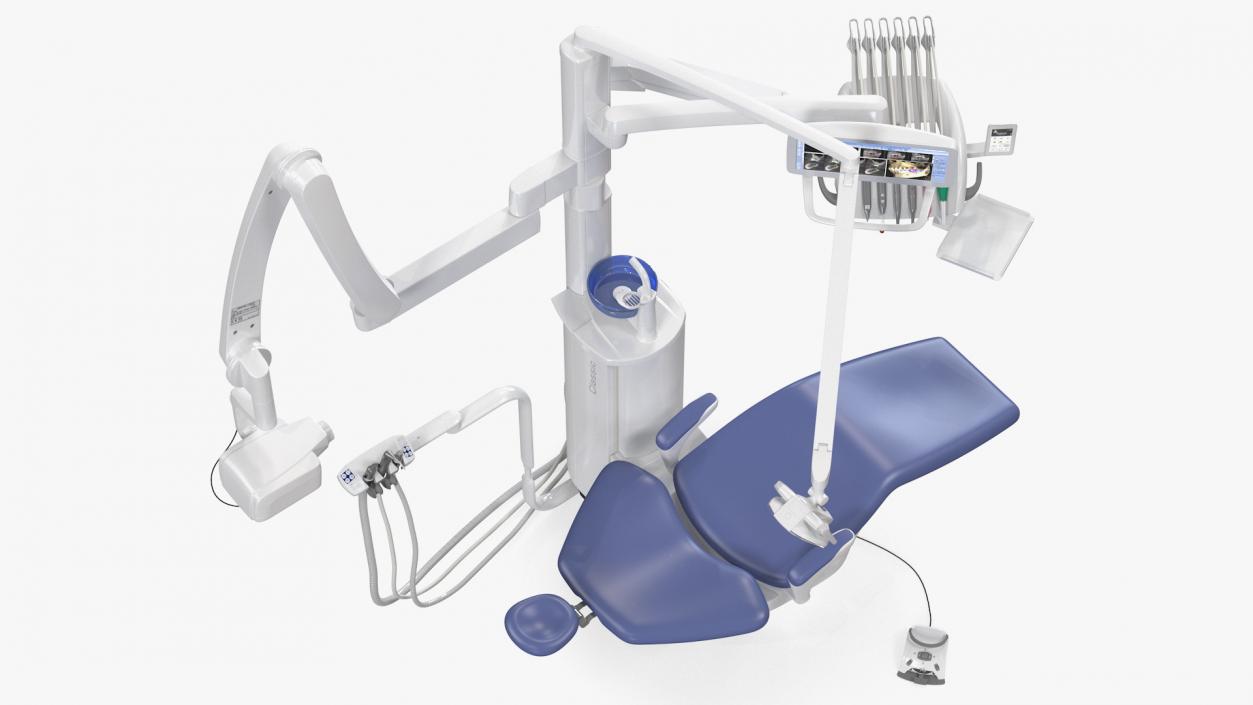 3D model Modern Dental Unit Rigged