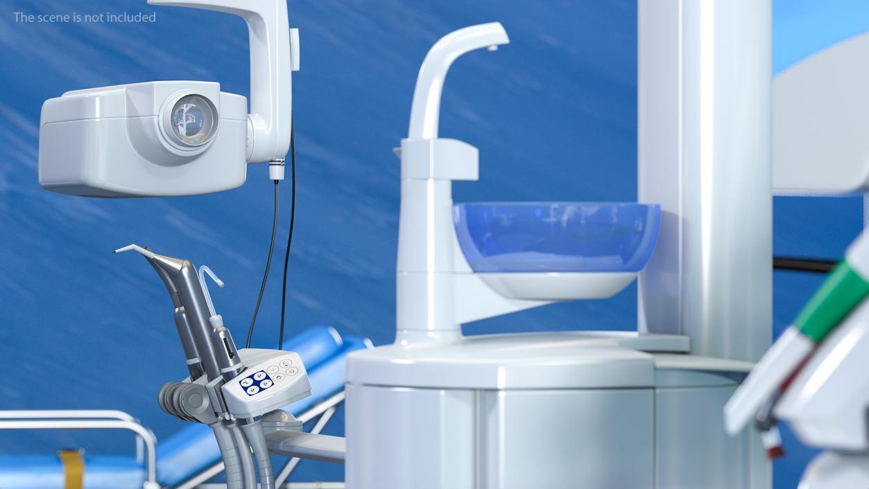 3D model Modern Dental Unit Rigged