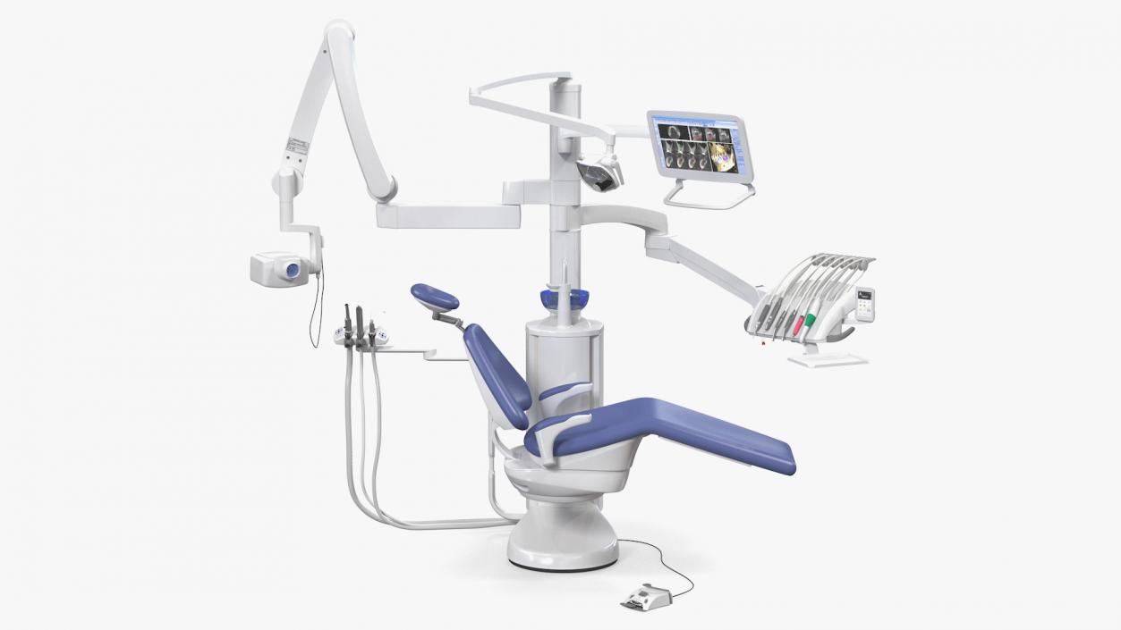 3D model Modern Dental Unit Rigged