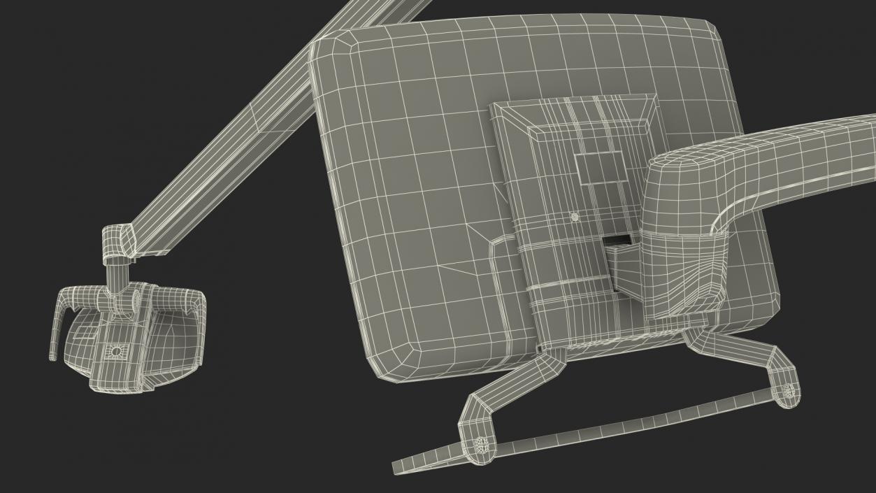 3D model Modern Dental Unit Rigged