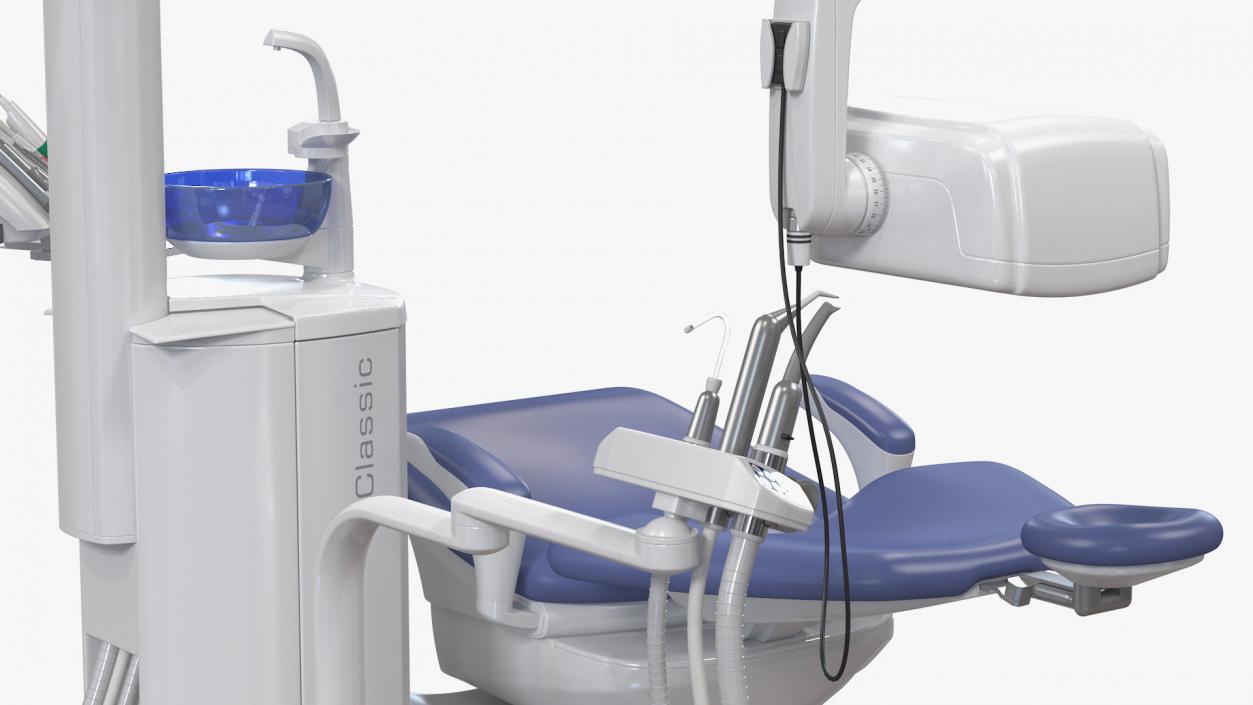 3D model Modern Dental Unit Rigged