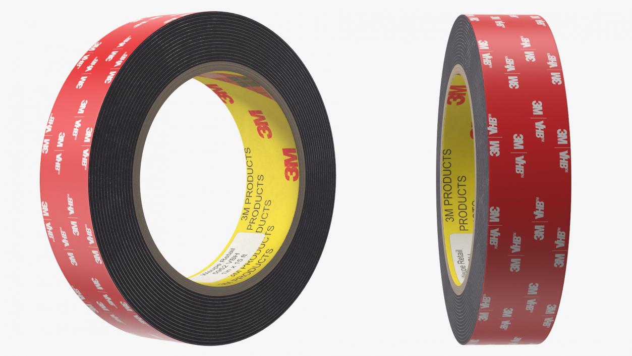 VHB 3M 5952 Double Sided Tape 3D model