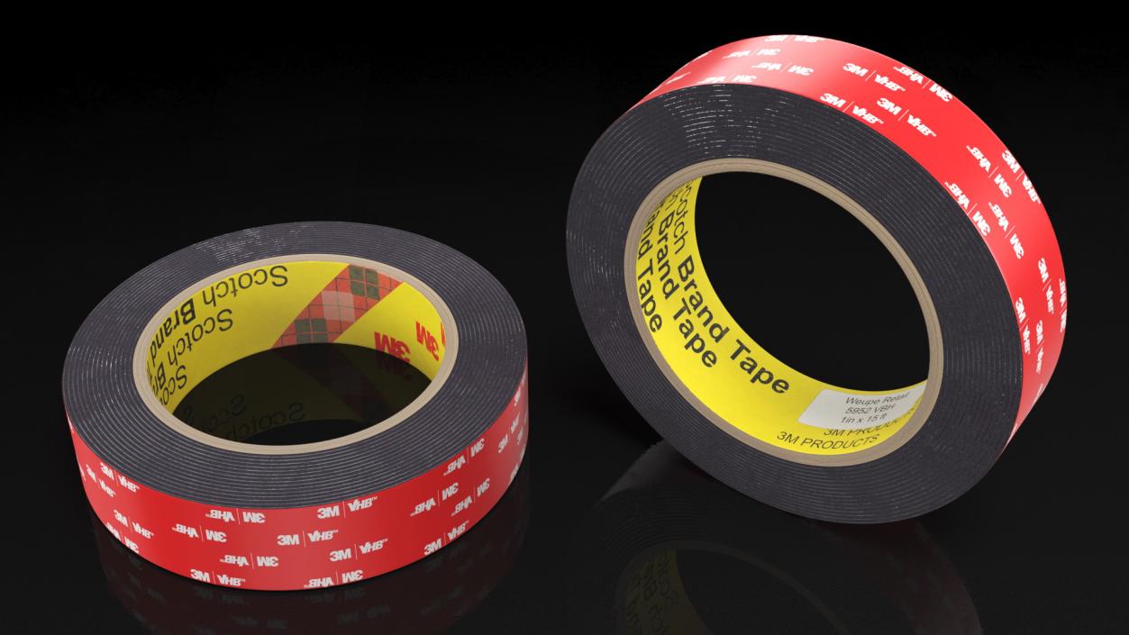 VHB 3M 5952 Double Sided Tape 3D model