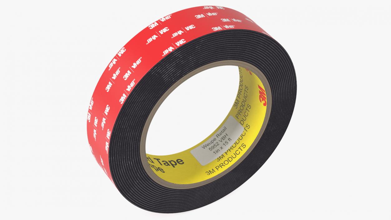 VHB 3M 5952 Double Sided Tape 3D model