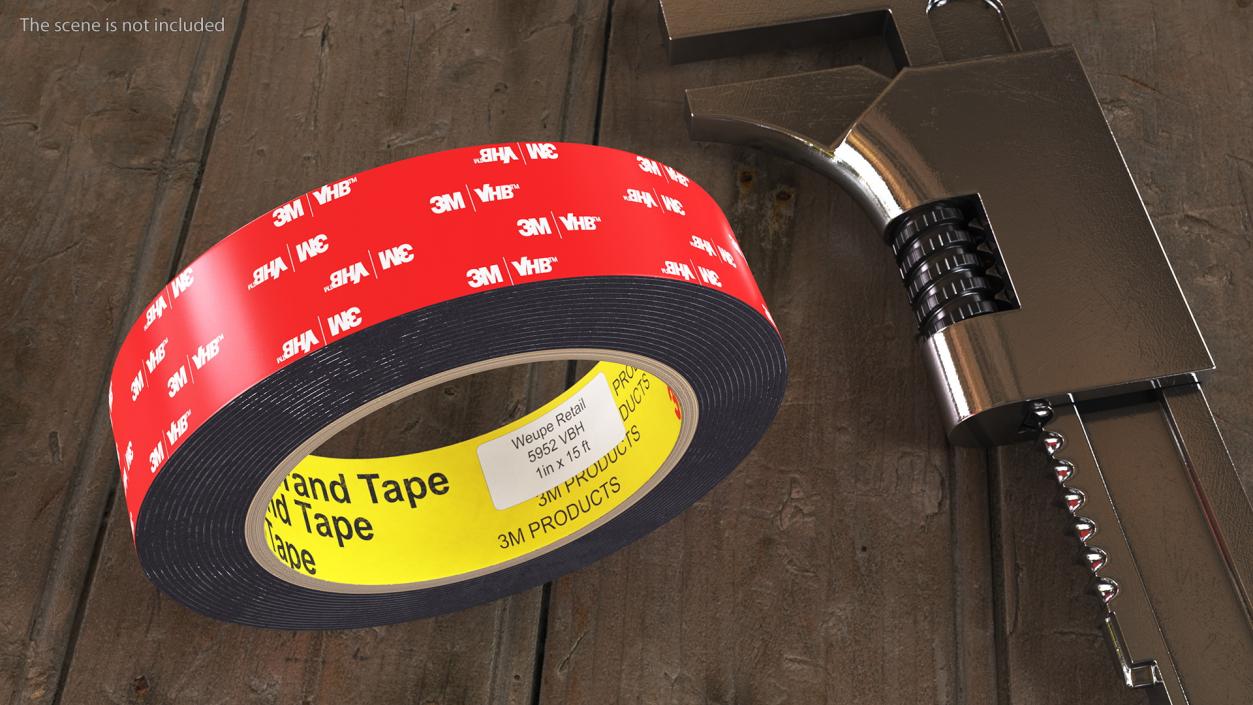 VHB 3M 5952 Double Sided Tape 3D model