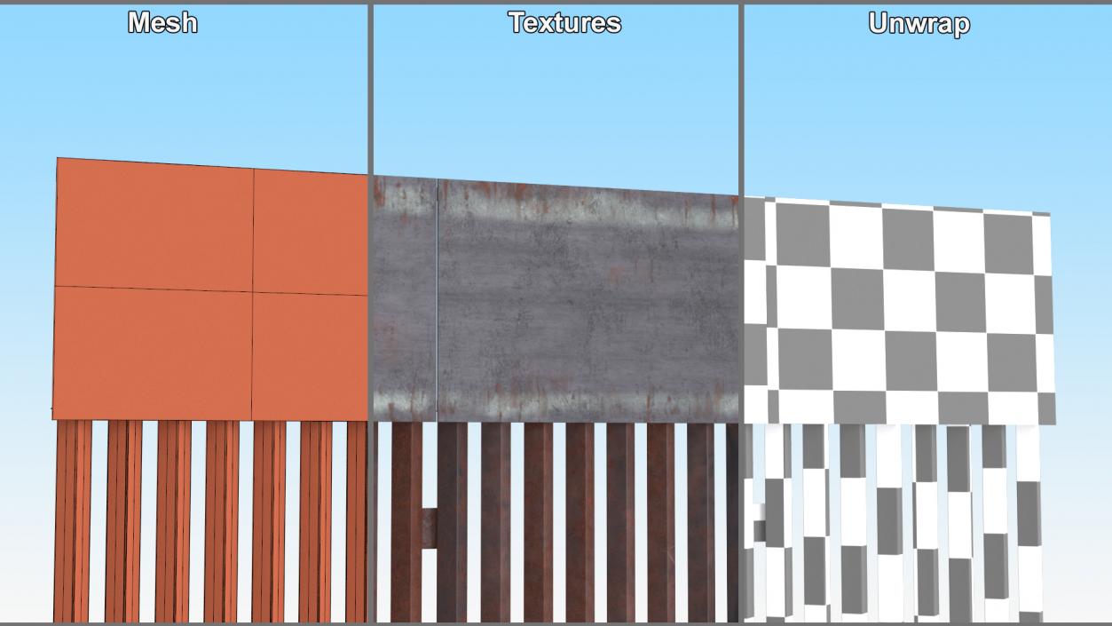 Trump Border Wall 3D