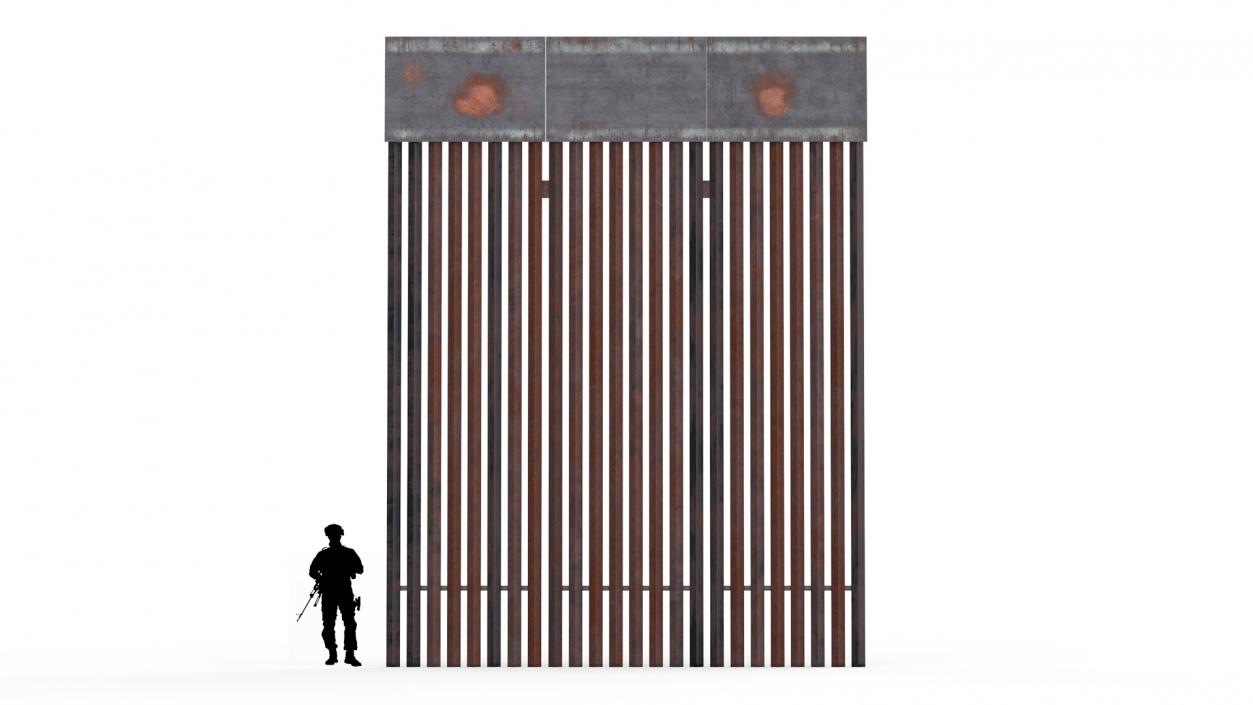 Trump Border Wall 3D