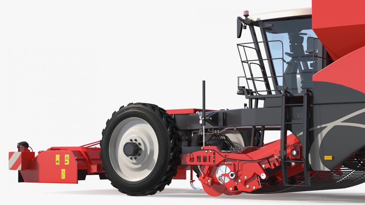 Dewulf Enduro 4-Row Harvester 3D model