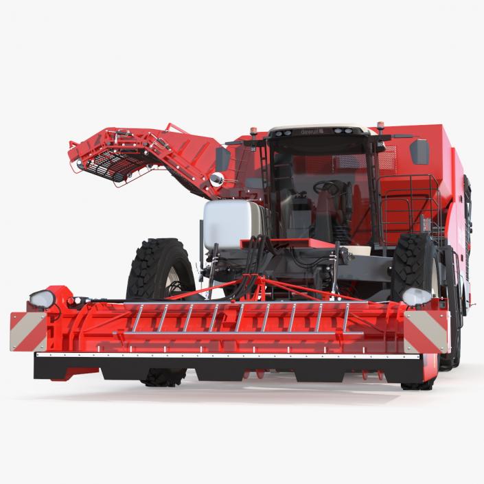 Dewulf Enduro 4-Row Harvester 3D model