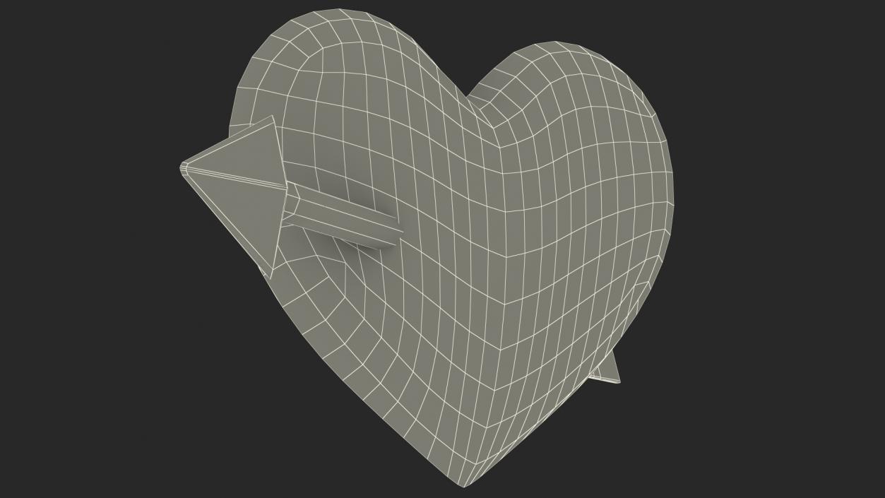 Heart with Arrow Emoji 2 3D model