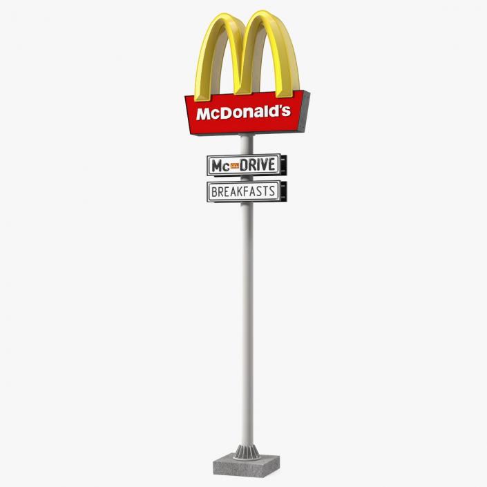 3D model McDonalds Pylon