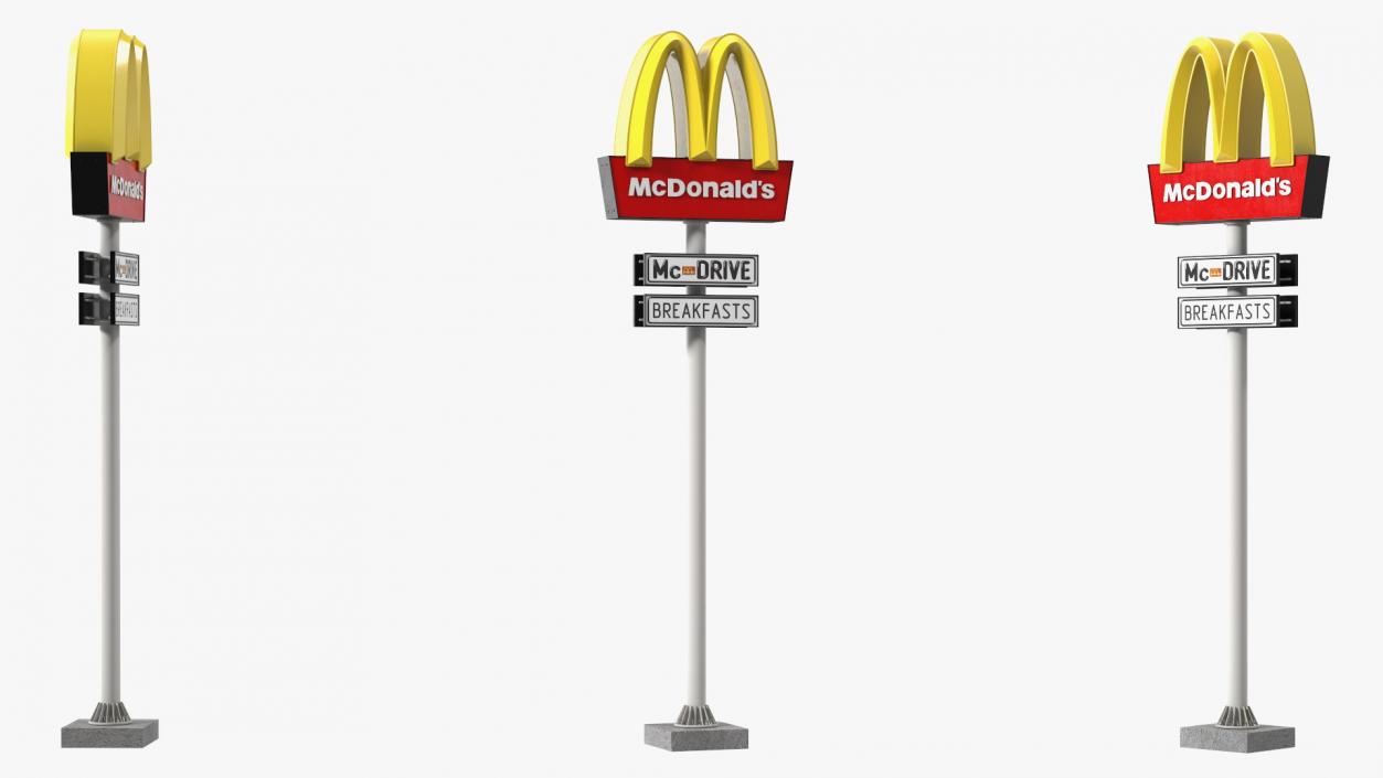 3D model McDonalds Pylon