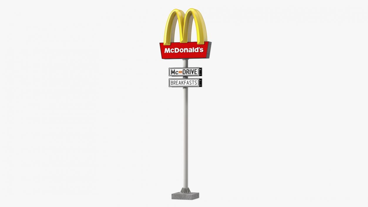 3D model McDonalds Pylon