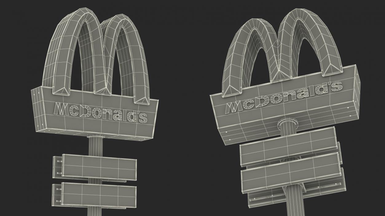 3D model McDonalds Pylon