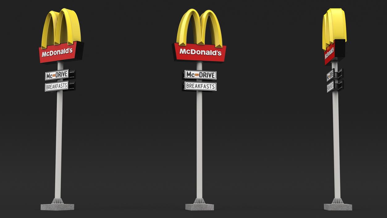 3D model McDonalds Pylon