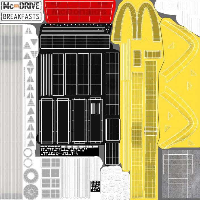 3D model McDonalds Pylon