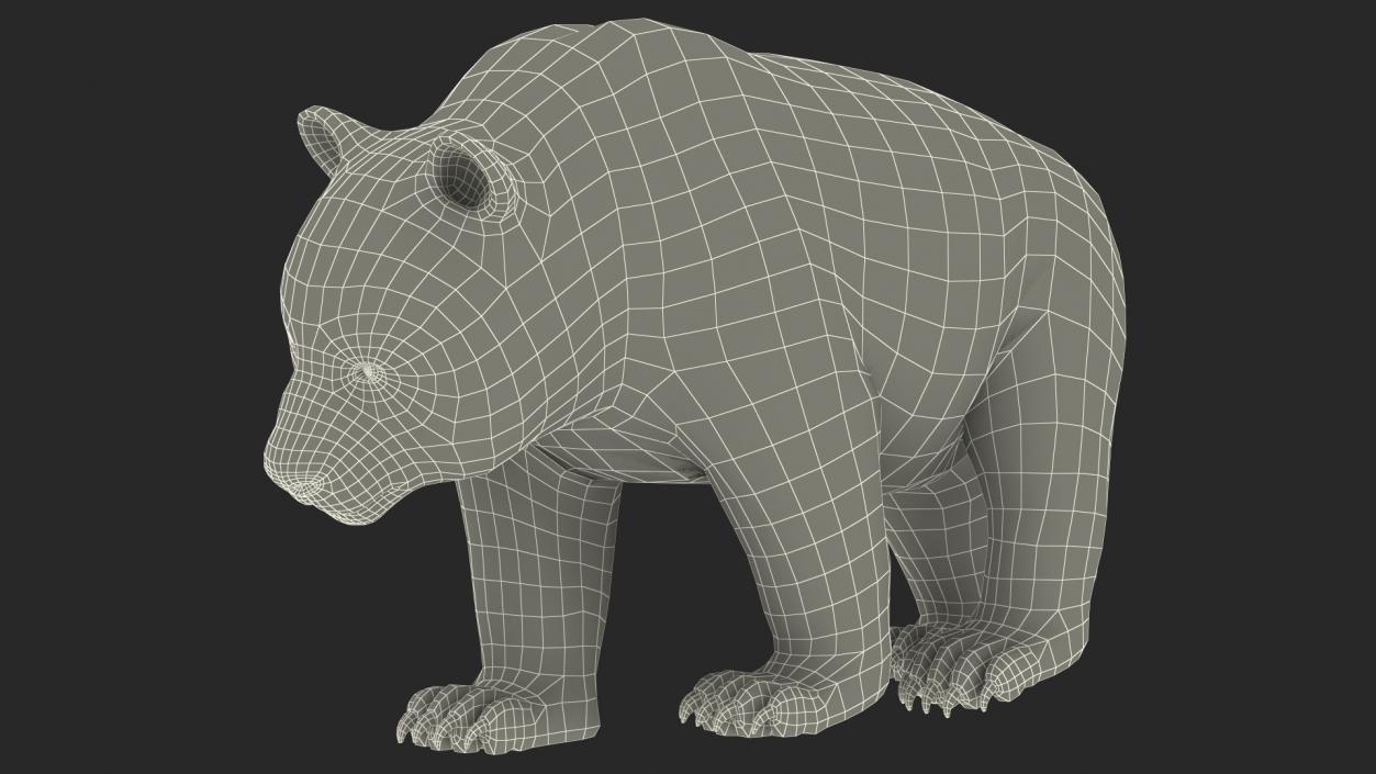 Giant Panda Walking Pose 3D model