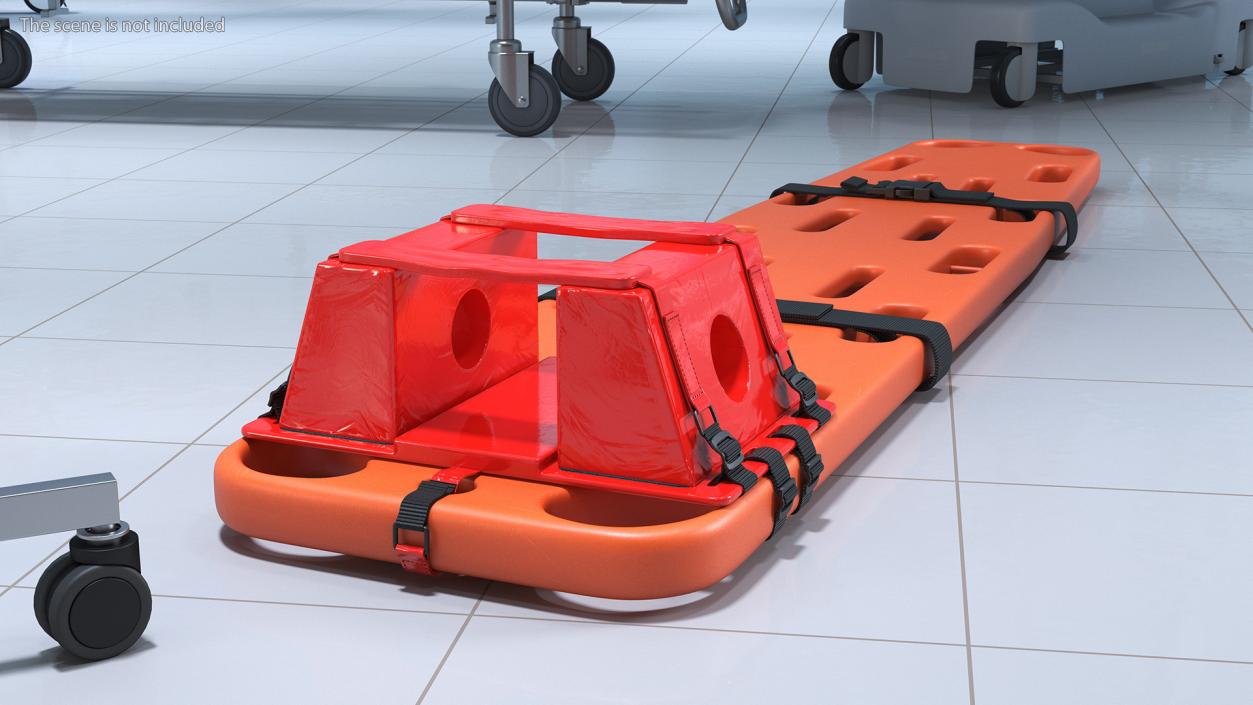 Spinal Board Stretcher 3D