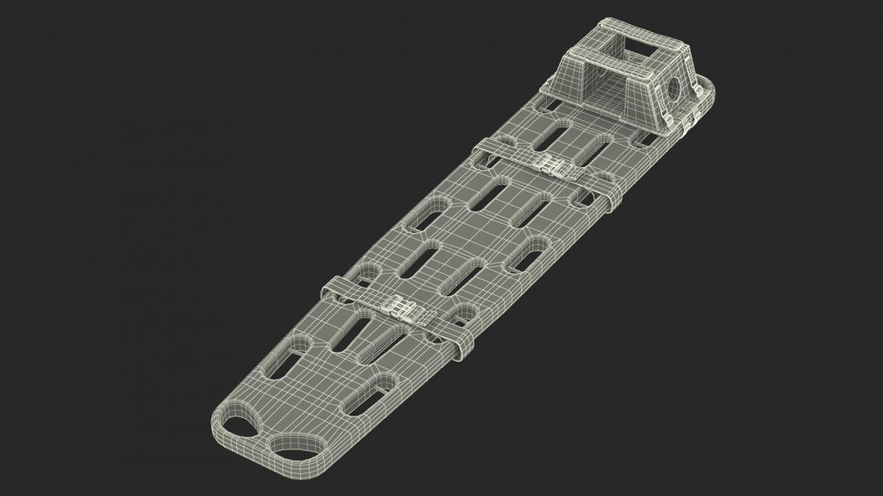 Spinal Board Stretcher 3D