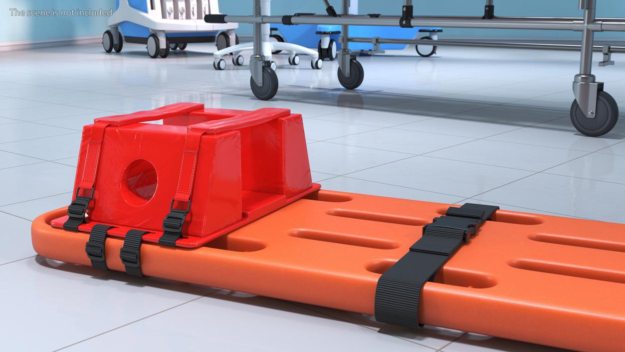 Spinal Board Stretcher 3D