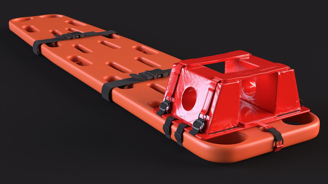 Spinal Board Stretcher 3D