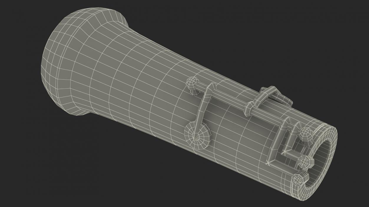 Woodwind Instrument Oboe Disassembled 3D