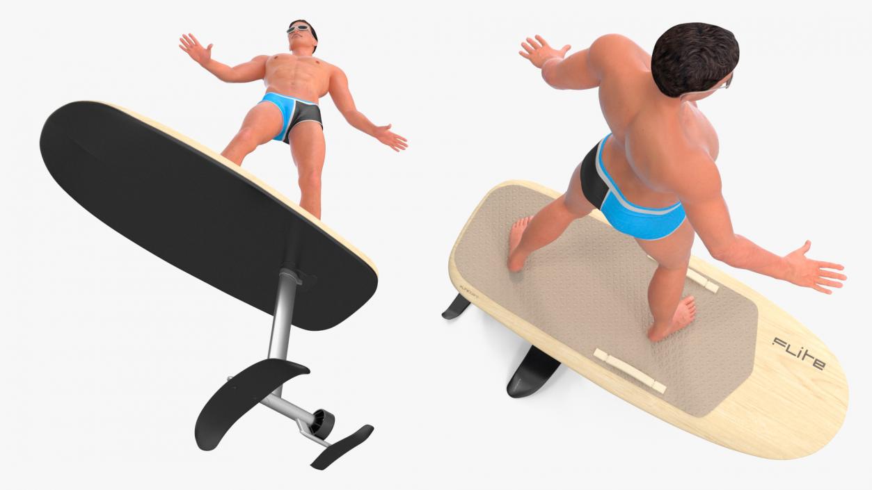 3D model Fliteboard Man Rides