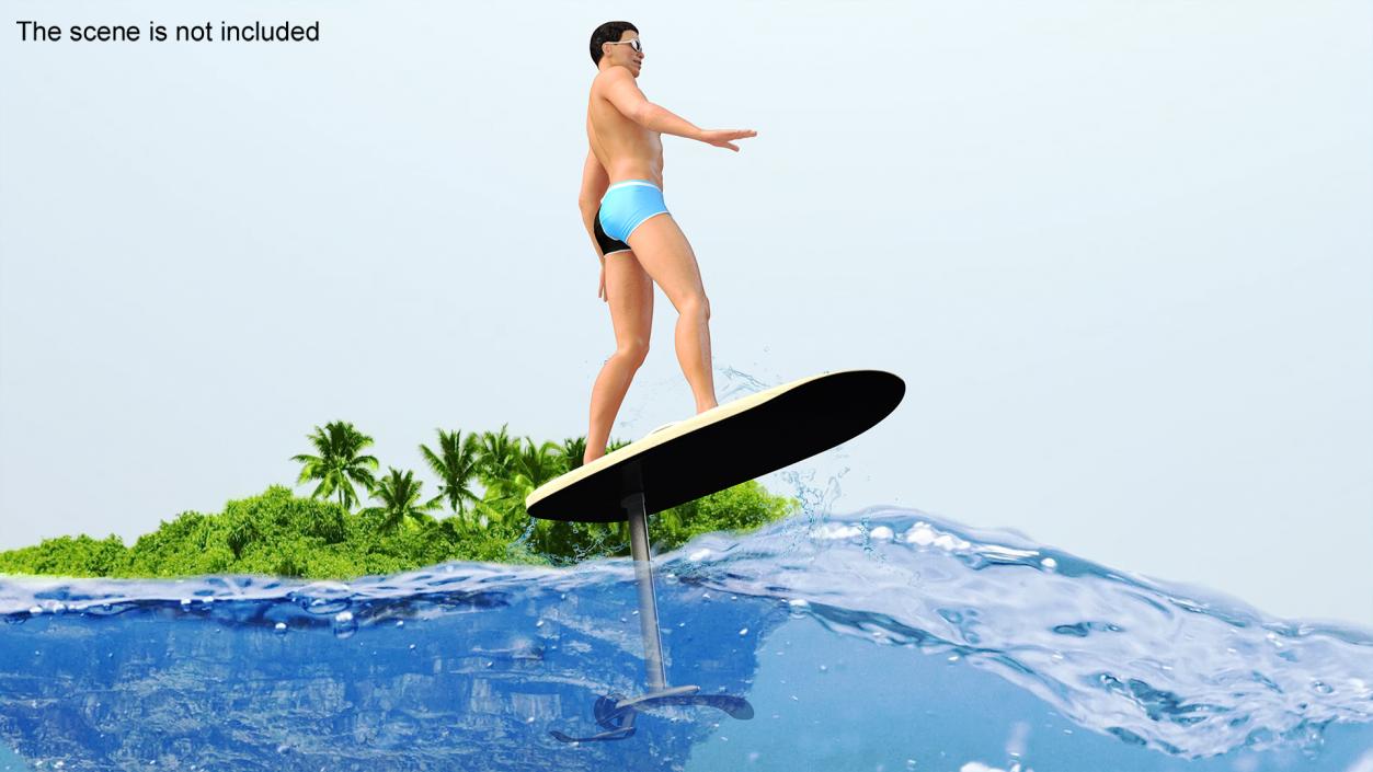 3D model Fliteboard Man Rides