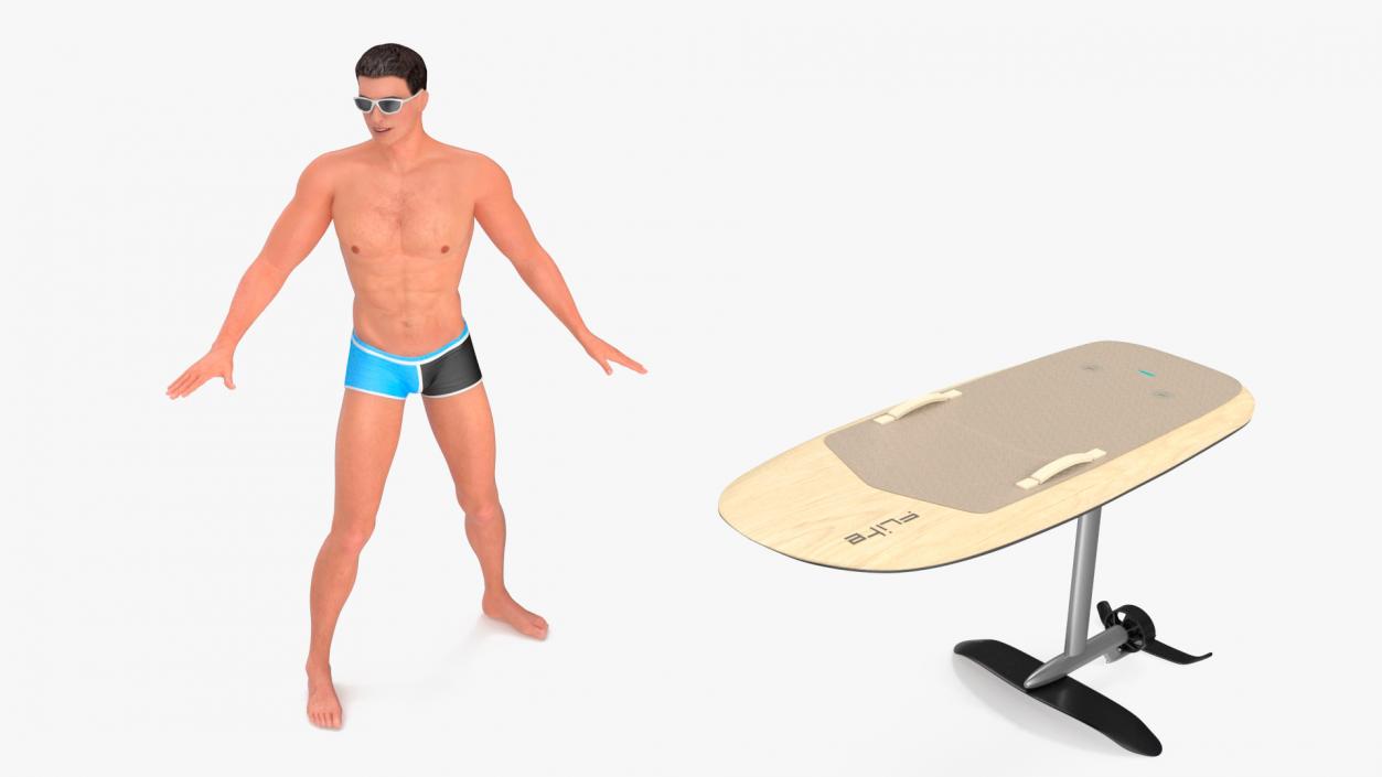 3D model Fliteboard Man Rides