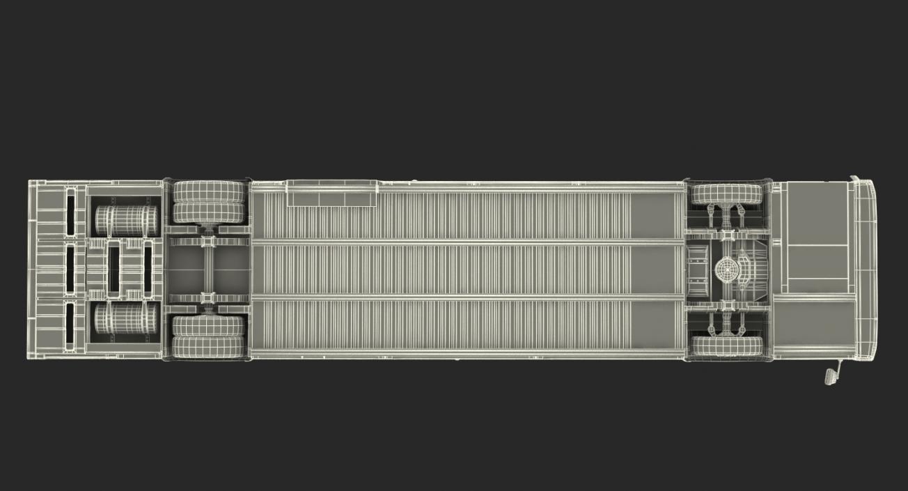 Flxible Metro D Municipal Bus 3D model