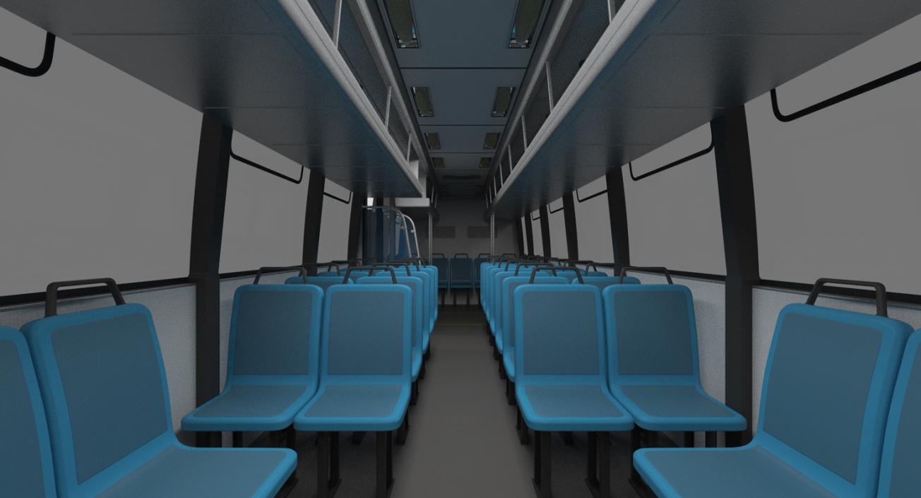 Flxible Metro D Municipal Bus 3D model