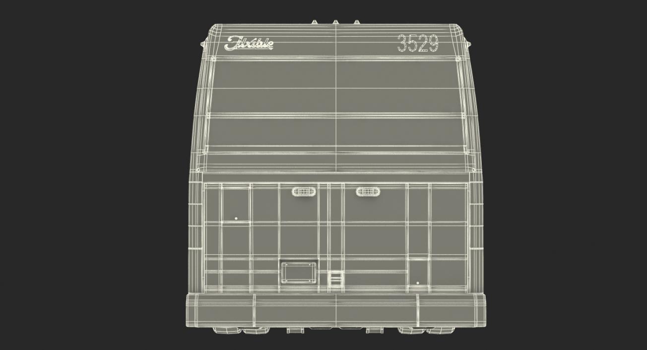 Flxible Metro D Municipal Bus 3D model