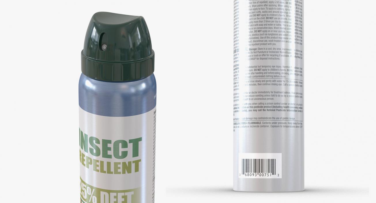 3D model Repellent Bottle and Mosquito Collection