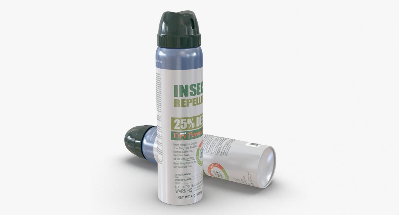 3D model Repellent Bottle and Mosquito Collection