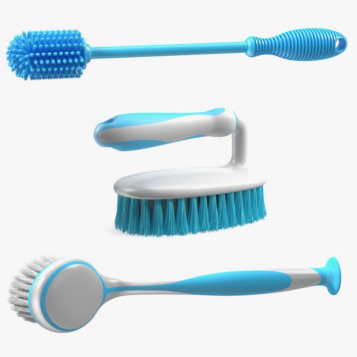 Cleaning Brushes Collection 2 3D model