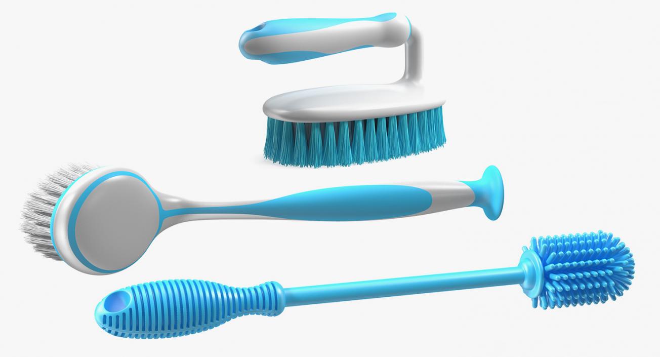 Cleaning Brushes Collection 2 3D model