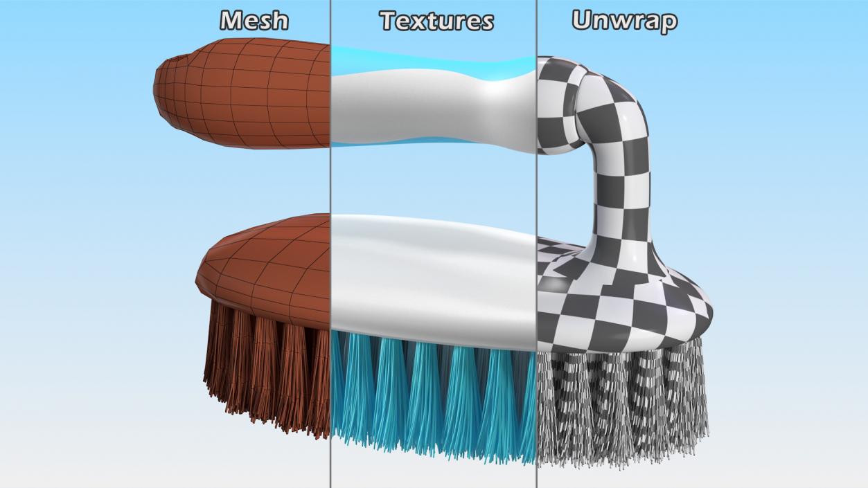 Cleaning Brushes Collection 2 3D model