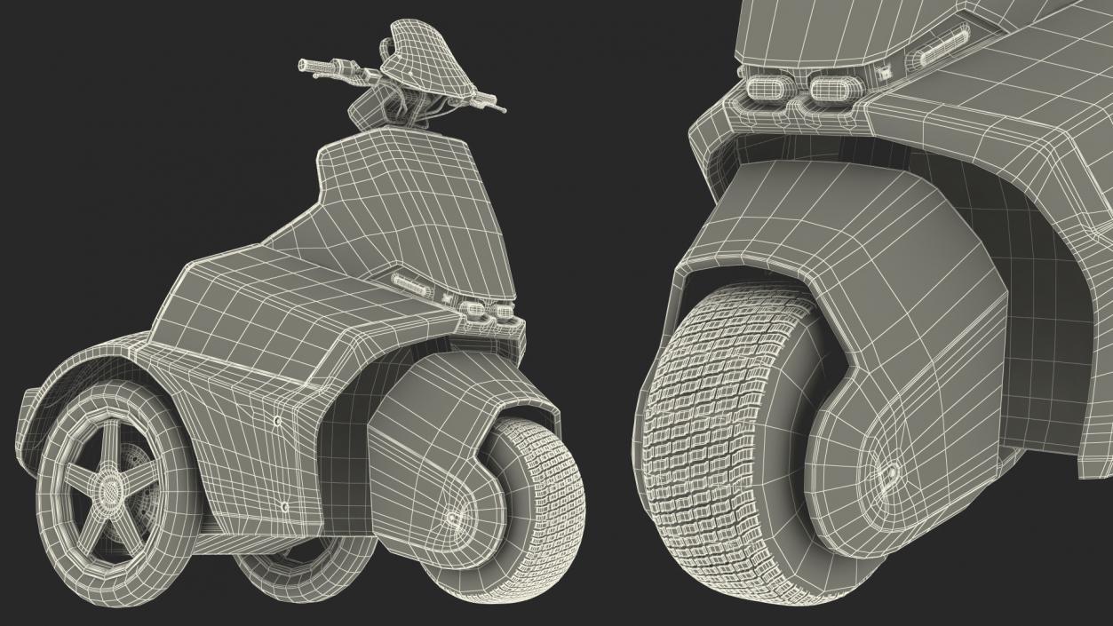 3D Segway SE 3 Patroller Rigged model