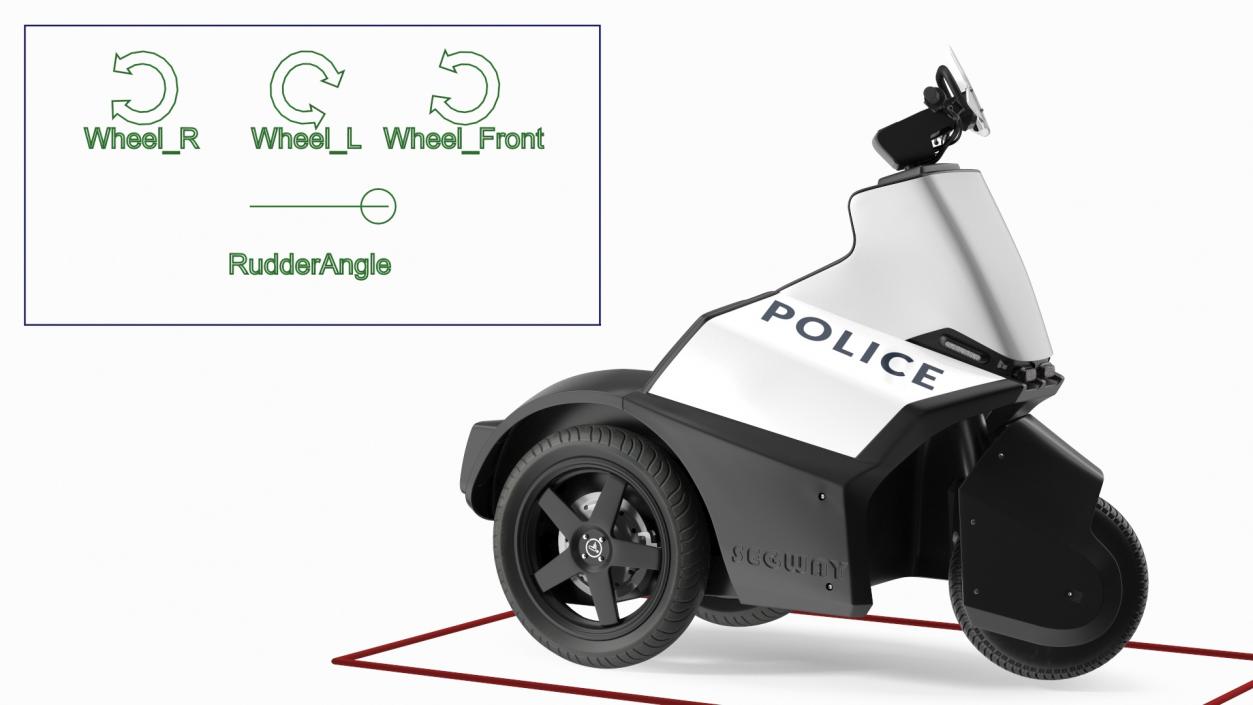 3D Segway SE 3 Patroller Rigged model