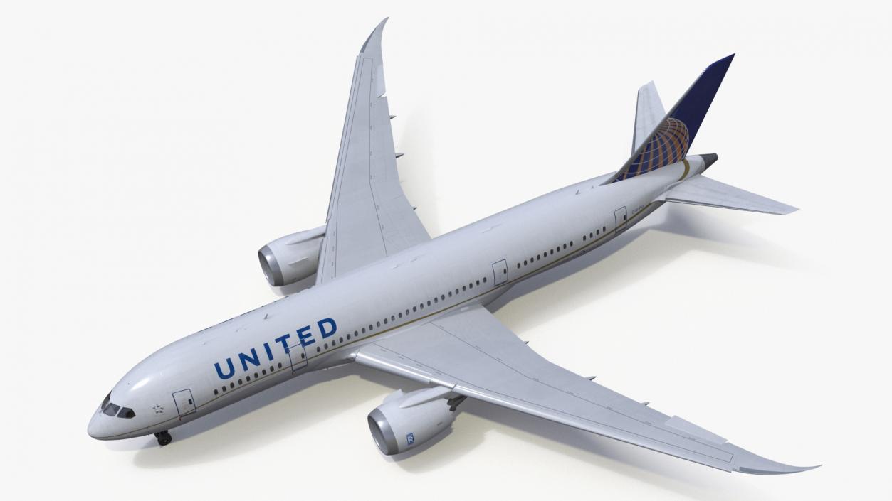 United Airlines Boeing 787-8 Dreamliner 3D model