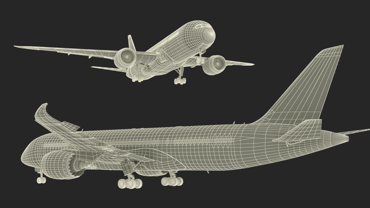 United Airlines Boeing 787-8 Dreamliner 3D model