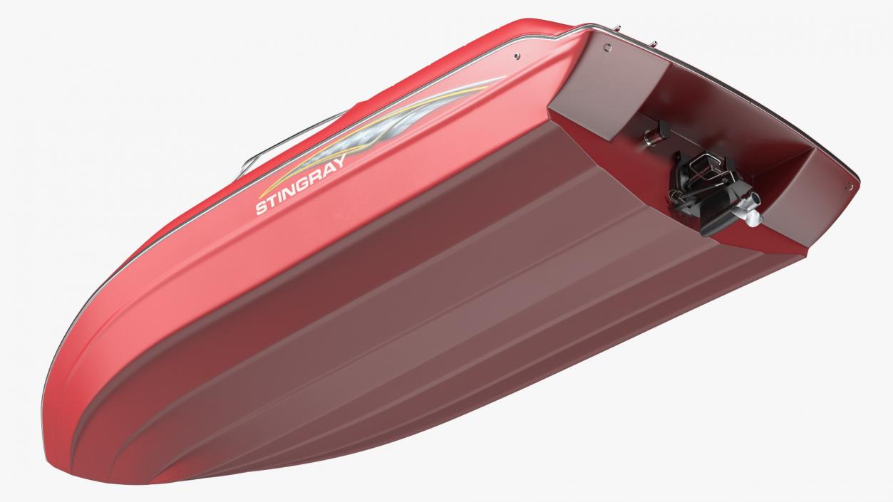 Stingray Boat Red 3D