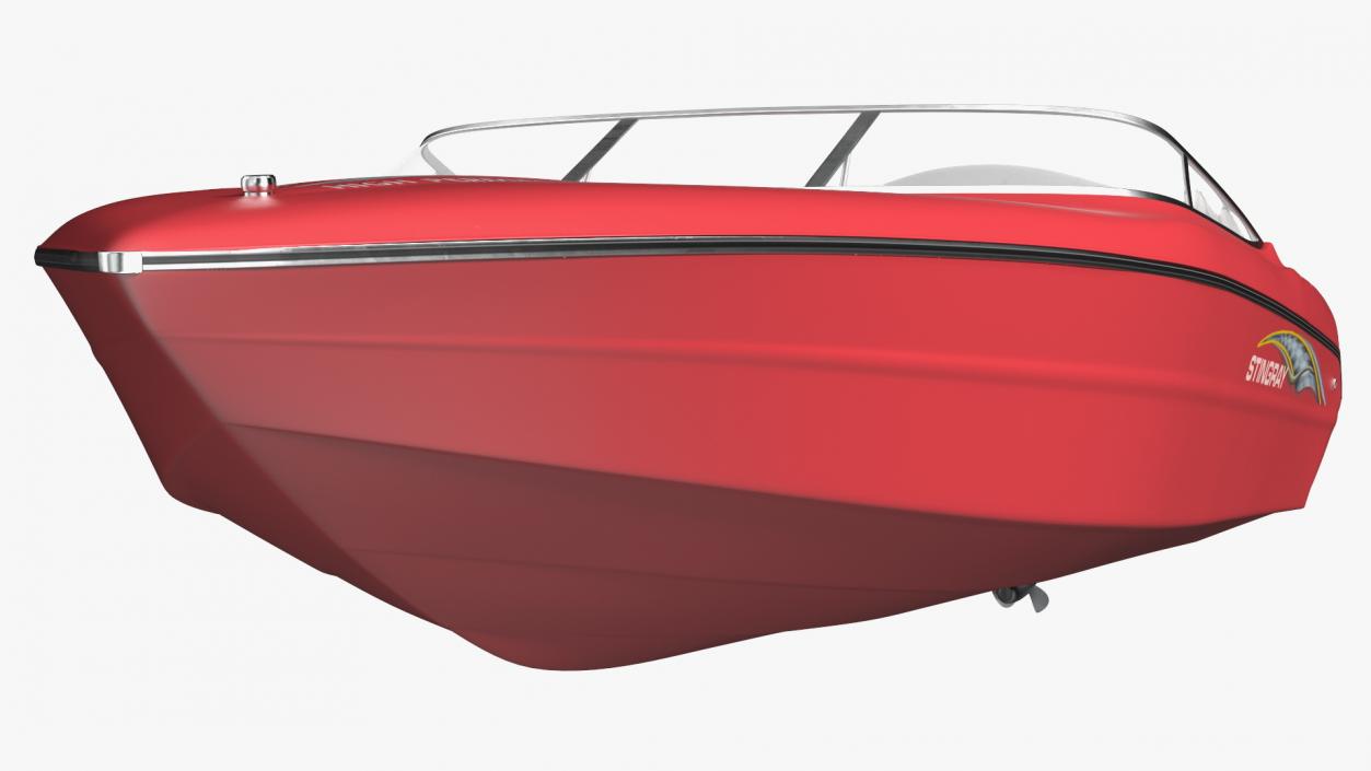 Stingray Boat Red 3D